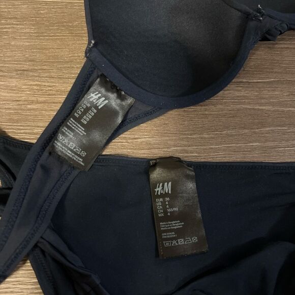 Navy Blue Bathing Suit - Picture 2 of 2